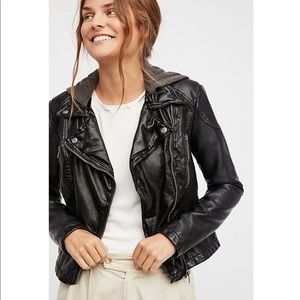 Free People Faux Leather Jacket